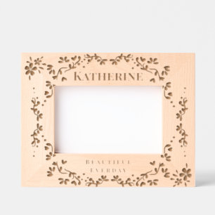 Romantic Floral  Etched Frames
