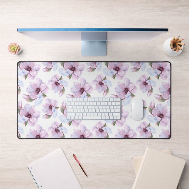 Romantic Floral Pattern Desk Mat (Office 1)