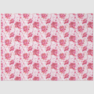 Romantic Floral Tissue Paper