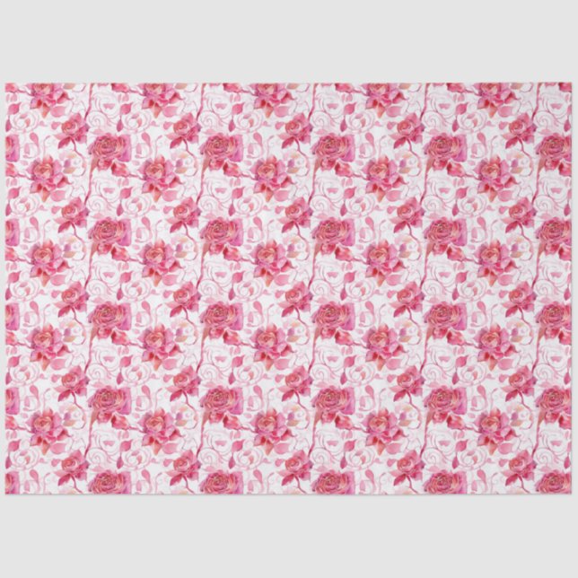Romantic Floral Tissue Paper (Front)