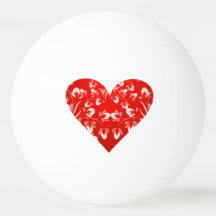 Romantic Floral Valentine Heart