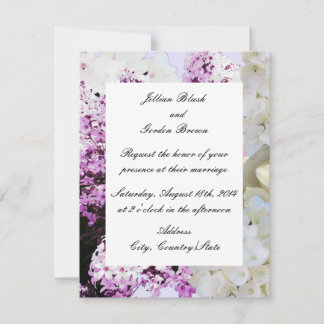 Romantic Floral Wedding Invitation