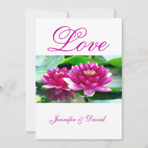 Romantic Floral Wedding Invitation