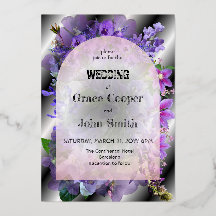 Romantic floral with black and white background