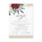 Romantic Florals RSVP with Menu