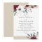 Romantic Florals Wedding Invitation