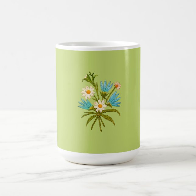 Romantic Flower – Botanical Fantasy Bouquet Coffee Mug (Center)