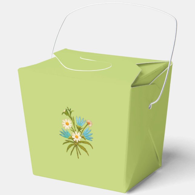 Romantic Flower – Botanical Fantasy Bouquet  Favor Box (Front)