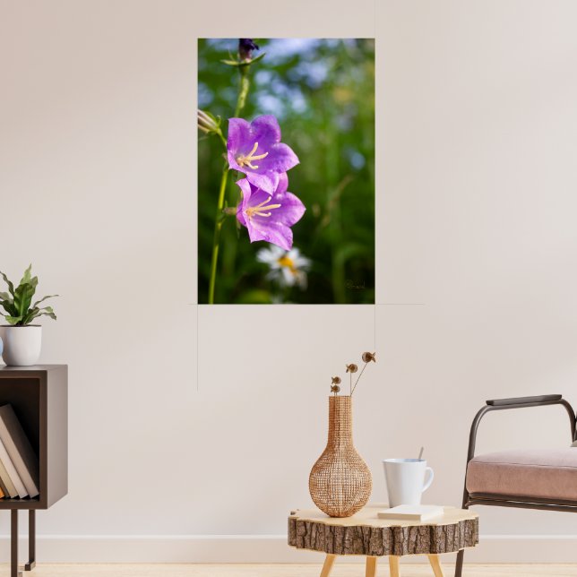 Romantic Flowers – Botanical Fantasy Boho Poster (Living Room 3)