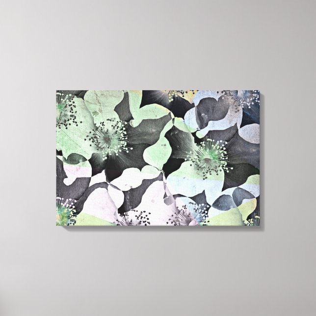 Romantic Flowers in floral design Canvas Print (Front)