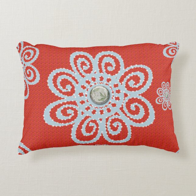 Romantic Flowers - Pillow (Front)