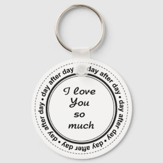 Romantic For Him, Her, I Love You Keychain