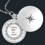 Romantic For Him, Her, I Love You Locket Necklace<br><div class="desc">I'll Alwavs Love You Day After Day
It`s will be great Valentine's Day Gift,  Anniversary Gift Couple,  Christmas Gift,  Birthday Gift for your boyfriend,  girlfriend,  wife,  husband.</div>