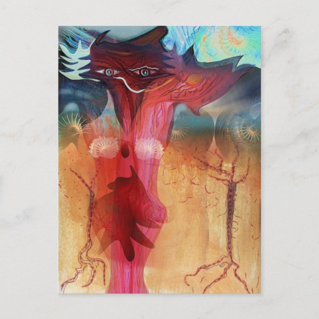 Romantic fox postcard (Front)