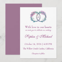 Romantic foxgloves digitalis wedding