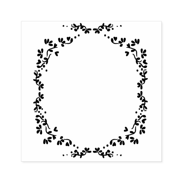 Romantic Frame Rubber Stamp (Imprint)