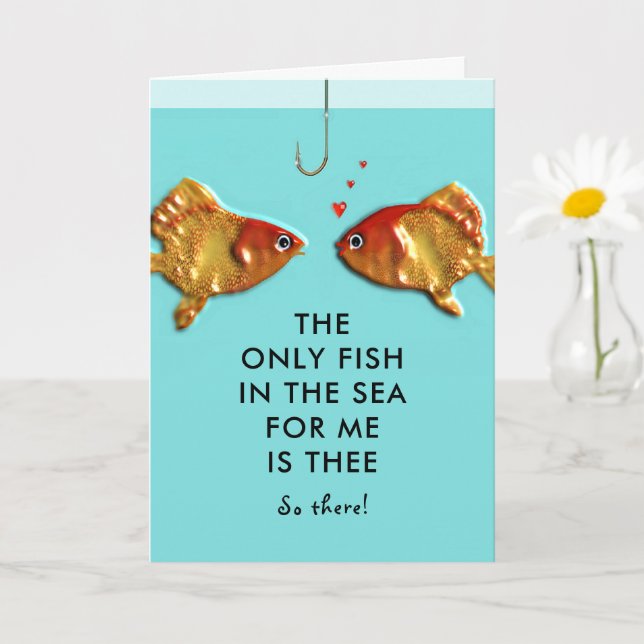 Romantic Funny Birthday Card (Small Plant)