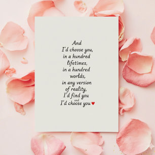Romantic Funny Valentine’s Day Card for Couple