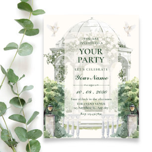 Romantic garden  invitation