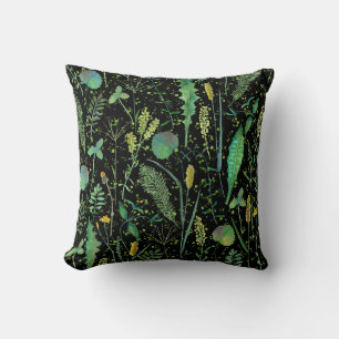 Romantic Garden Path Throw Pillow