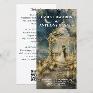 Romantic Garden Wedding Invitation