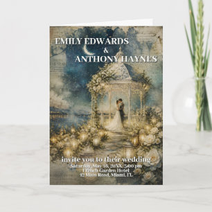 Romantic Garden Wedding Invitation