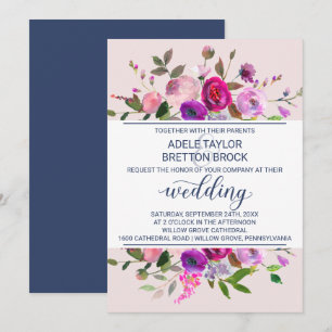 Romantic Garden Wedding Invitation