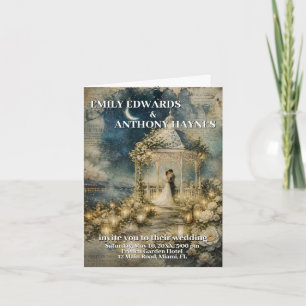 Romantic Garden Wedding Invitation