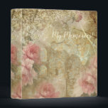 Romantic Gardens - Binder<br><div class="desc">Beautiful flower theme on grunge vintage pattern!</div>