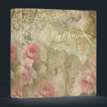 Romantic Gardens - Binder<br><div class="desc">Beautiful flower theme on grunge vintage pattern!</div>