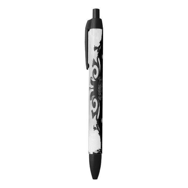 Romantic Gate Black Ink Pen (Top (Vertical))
