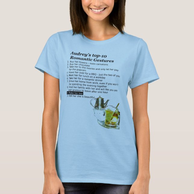 Romantic Gesture Tea-Shirt T-Shirt (Front)