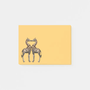Romantic Giraffes Post-it Notes