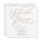 Romantic Gold Calligraphy Rehearsal Dinner