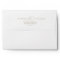 Romantic Gold Calligraphy Wedding Invitation