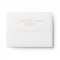 Romantic Gold Calligraphy Wedding Invitation