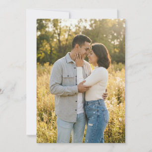 Romantic Golden Hour Photo Invitation