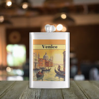 Romantic Golden Hour Venice Italy Vintage Travel