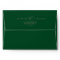 Romantic Green Calligraphy Wedding Invitation