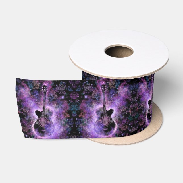 Romantic Guitar Music - Magic Sound Satin Ribbon (Spool)