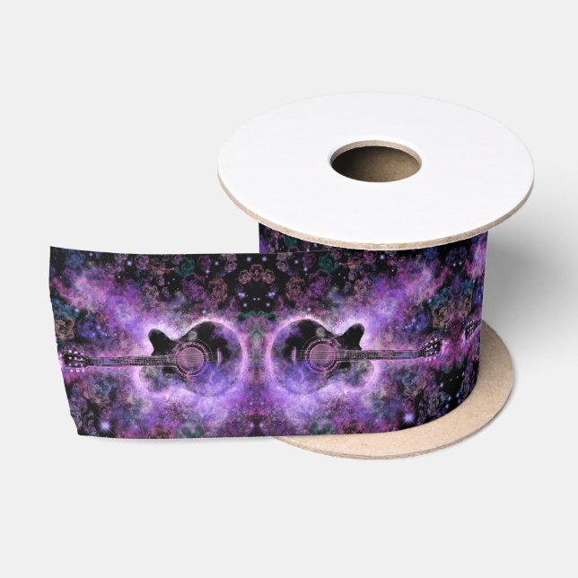 Romantic Guitar Music - Magic Sounds Satin Ribbon (Spool)