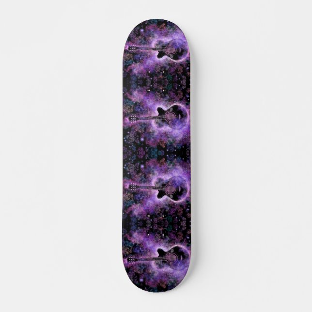 Romantic Guitar Music - Magic Sounds Skateboard (Front)