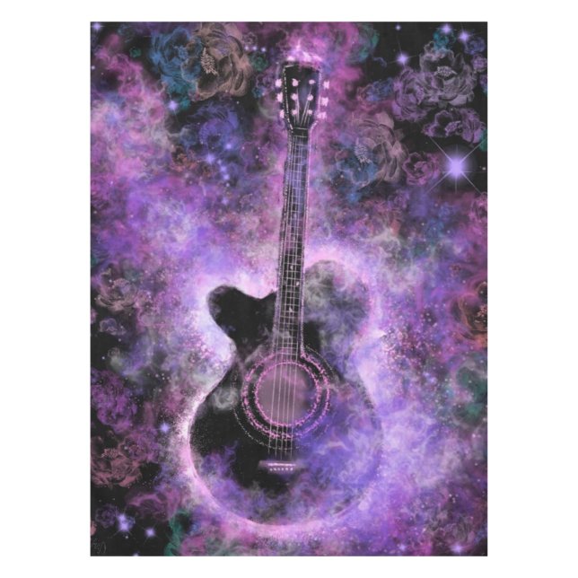 Romantic Guitar Music Tablecloth Magic Sound (Front)
