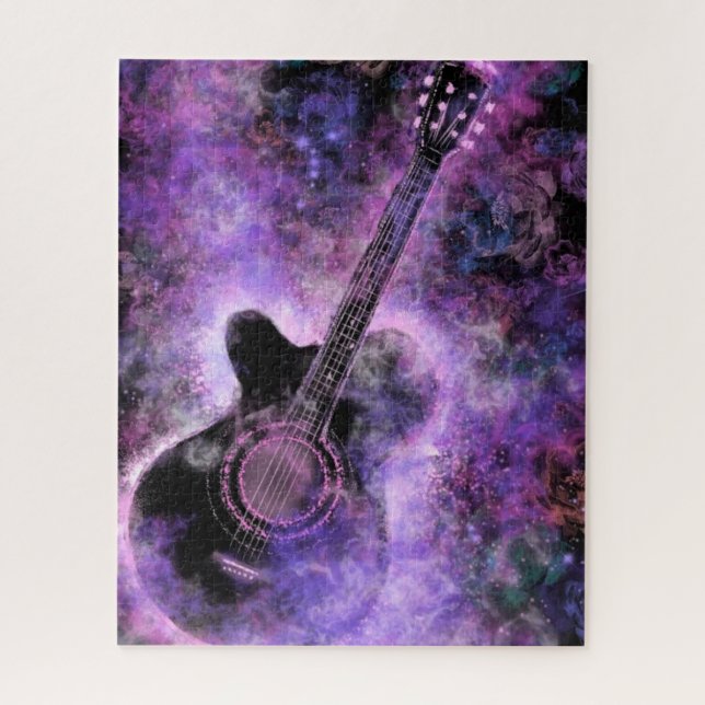 Romantic Guitar Puzzle (Vertical)