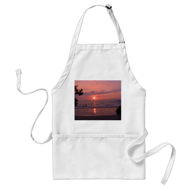 Romantic Hawaiian Sunset Ocean Beach Standard Apron (Front)