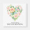 Romantic Heart Bridal Shower Favour  Magnet
