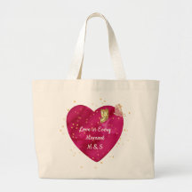 Romantic Heart & Golden Butterfly Valentine 