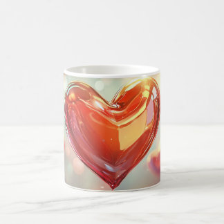 Romantic Heart Ilustration Gift for Valentines day Coffee Mug