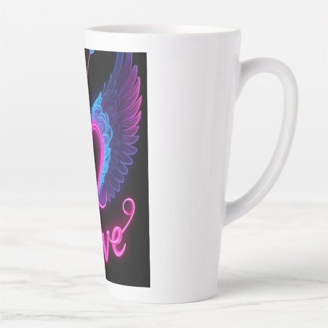 Romantic Heart Love Wings Paper Cups (Right)