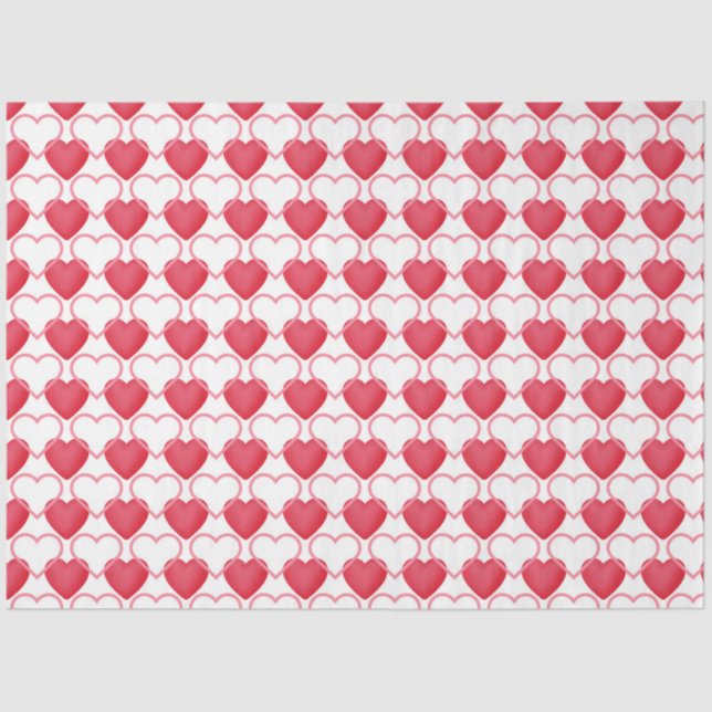 Romantic Heart Tissue Paper (Front)